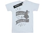 Disney - Maglietta "Alice Nel Paese Delle Meraviglie"" Da Donna BI8456 (L) (Bianco)"