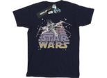 Star Wars - Maglietta "X-Wing Starfighter"" Per Ragazzi BI34786 (128) (Blu Navy)"