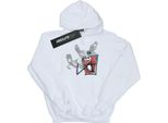 Disney - Felpa Con Cappuccio "Nightmare Before Christmas Ghosts Of Jack"" Per Ragazzi BI10971 (152-158) (Bianco)"