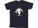 Star Wars - Maglietta Da Ragazzo BI11370 (104) (Blu Navy)