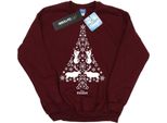 Disney - Felpa "Frozen"" Per Bambina BI18710 (152-158) (Rosso Borgogna)"
