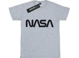 Nasa - Maglietta Da Ragazzo BI40297 (128) (Grigio)