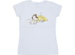 Disney - Maglietta "La Bella E La Bestia"" Da Donna BI11996 (Xl) (Bianco)"