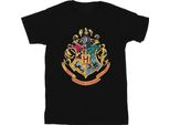 Harry Potter - Maglietta "Hogwarts"" Per Ragazzi BI20633 (152-158) (Nero)"