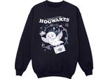 Harry Potter - Felpa "Lettera Da Hogwarts"" Per Bambina BI20833 (104) (Blu Navy)"