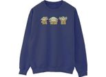 Star Wars - Felpa "The Mandalorian"" Da Uomo BI46732 (S) (Blu Navy)"