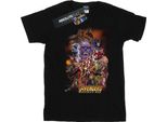 Marvel - Maglietta "Avengers Infinity War"" Da Uomo BI12525 (Xxl) (Nero)"