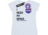 Nasa - Maglietta "I Need My Space"" Da Donna BI44634 (S) (Bianco)"