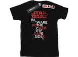 Star Wars - Maglietta "Gli Ultimi Jedi - Il Potere Del Lato Oscuro"" Per Uomo BI46943 (L) (Nero)"