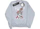 Tom And Jerry - Felpa "Christmas Fair Isle"" Per Bambini BI47003 (Xxl) (Grau)"