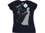 Disney - Maglietta "Frozen"" Da Donna BI21902 (S) (Blu Navy)"