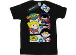 Dc Comics - Maglietta "Super Friends"" Per Ragazze BI12890 (152-158) (Nero)"