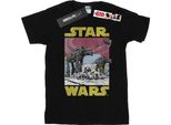 Star Wars - Maglietta "Gli Ultimi Jedi AT-AT"" Da Uomo BI47014 (Xxl) (Nero)"