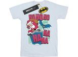 Dc Comics - Maglietta "Ha Ha Ha Ho Ho"" Da Uomo BI14321 (5XL) (Bianco)"