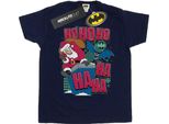 Dc Comics - Maglietta "Ha Ha Ha Ho Ho"" Da Uomo BI14321 (5XL) (Blu Navy)"