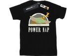 Star Wars - Maglietta "The Mandalorian Power Nap Child"" Da Uomo BI47192 (Xl) (Nero)"