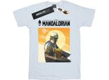 Star Wars - Maglietta "The Mandalorian The Child"" Da Uomo BI47218 (Xl) (Bianco)"