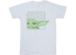 Star Wars - Maglietta "The Mandalorian"" Da Uomo BI47439 (5XL) (Bianco)"