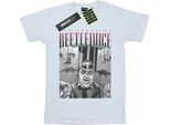 Beetlejuice - Maglietta Da Uomo BI16069 (4XL) (Bianco)
