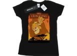 Disney - Maglietta "Il Re Leone"" Da Donna BI25006 (Xxl) (Nero)"