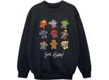 Marvel - Felpa "Gingerbread Avengers"" Per Ragazzi BI25193 (128) (Nero)"