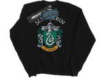 Harry Potter - Felpa "Serpeverde"" Per Bambina BI20020 (128) (Nero)"