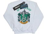 Harry Potter - Felpa "Serpeverde"" Per Bambina BI20020 (128) (Bianco)"