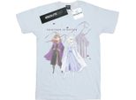 Disney - Maglietta "Frozen 2 Better Together"" Per Bambina BI19493 (128) (Bianco)"