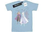 Disney - Maglietta "Frozen 2 Better Together"" Per Bambina BI19493 (128) (Azzurro)"