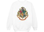 Harry Potter - Felpa "Hogwarts"" Per Ragazzi BI19907 (152-158) (Bianco)"