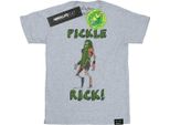 Rick And Morty - Maglietta Da Uomo BI52529 (Xxl) (Grigio)