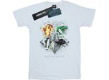 Harry Potter - Maglietta "Hogwarts"" Per Ragazzi BI20520 (152-158) (Bianco)"