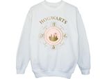 Harry Potter - Felpa "Hogwarts"" Per Bambina BI20780 (152-158) (Bianco)"