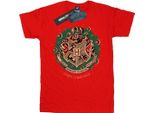 Harry Potter - Maglietta Per Ragazze BI20946 (128) (Rosso)