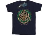 Harry Potter - Maglietta Per Ragazze BI20946 (152-158) (Blu Navy)