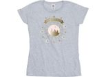 Harry Potter - Maglietta "Hogwarts"" Da Donna BI24146 (M) (Grigio)"