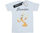 Disney - Maglietta "La Bella E La Bestia"" Da Uomo BI19406 (Xxl) (Bianco)"