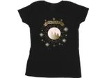 Harry Potter - Maglietta "Hogwarts"" Da Donna BI24146 (Xxl) (Nero)"