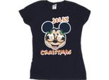 Disney - Maglietta Da Donna BI49475 (Xxl) (Blu Navy)