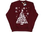 Star Wars - Felpa Da Uomo BI3211 (L) (Borgogna)