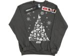 Star Wars - Felpa Da Uomo BI3211 (L) (Charcoal)