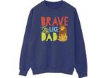 Disney - Felpa "Il Re Leone Coraggioso Come Papà"" Per Bambini BI30638 (Xxl) (Marineblau)"