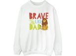 Disney - Felpa "Il Re Leone Coraggioso Come Papà"" Per Bambini BI30638 (Xxl) (Weiß)"