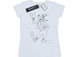 Disney - Maglietta Da Donna BI31027 (S) (Bianco)