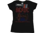 Ac/Dc - Maglietta Da Donna "For Those About To Rock"" BI4657 (M) (Schwarz)"