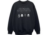 Star Wars - Felpa Per Ragazzi BI50511 (104) (Nero)