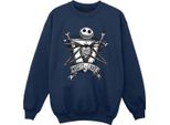 Disney - Felpa "The Nightmare Before Christmas"" Per Bambina BI31248 (152-158) (Blu Navy)"