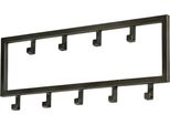 Toj Living Armadio A Muro - 50CM - 9 Ganci - Ganci Per Armadio - Ganci Per Armadio - Ganci Per Armadio A Muro - Armadio A Muro Schwarz - Garderobenstange A Muro - Ganci Per Armadio A Muro - Edelstahl - Schwarz