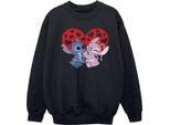 Disney - Felpa Per Ragazze BI22479 (152-158) (Nero)