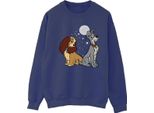 Disney - Felpa "Lady And The Tramp"" Da Donna BI23202 (Xl) (Blu Navy)"